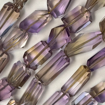 Faceted Ametrine Beads - Freeform - for jewelry making