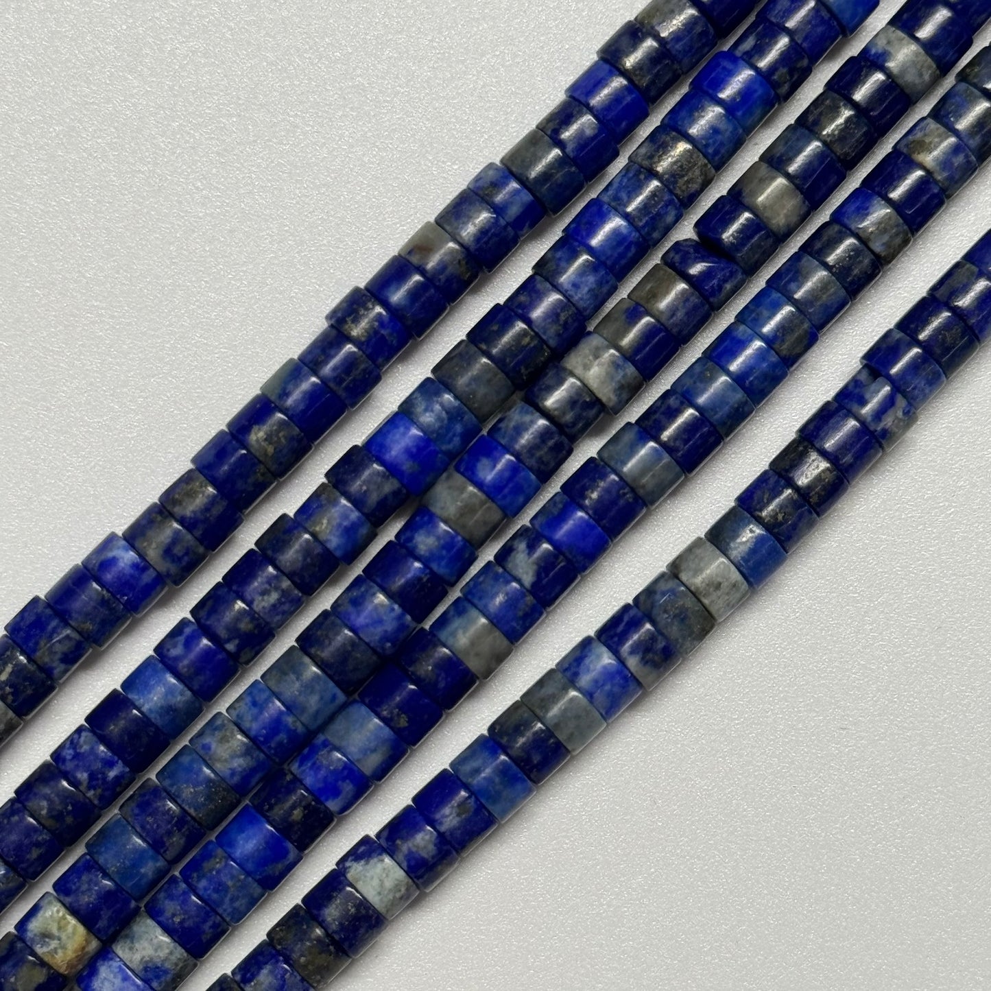 Lapis Lazuli Heishi Natural Blue Gemstone (AB Quality)
