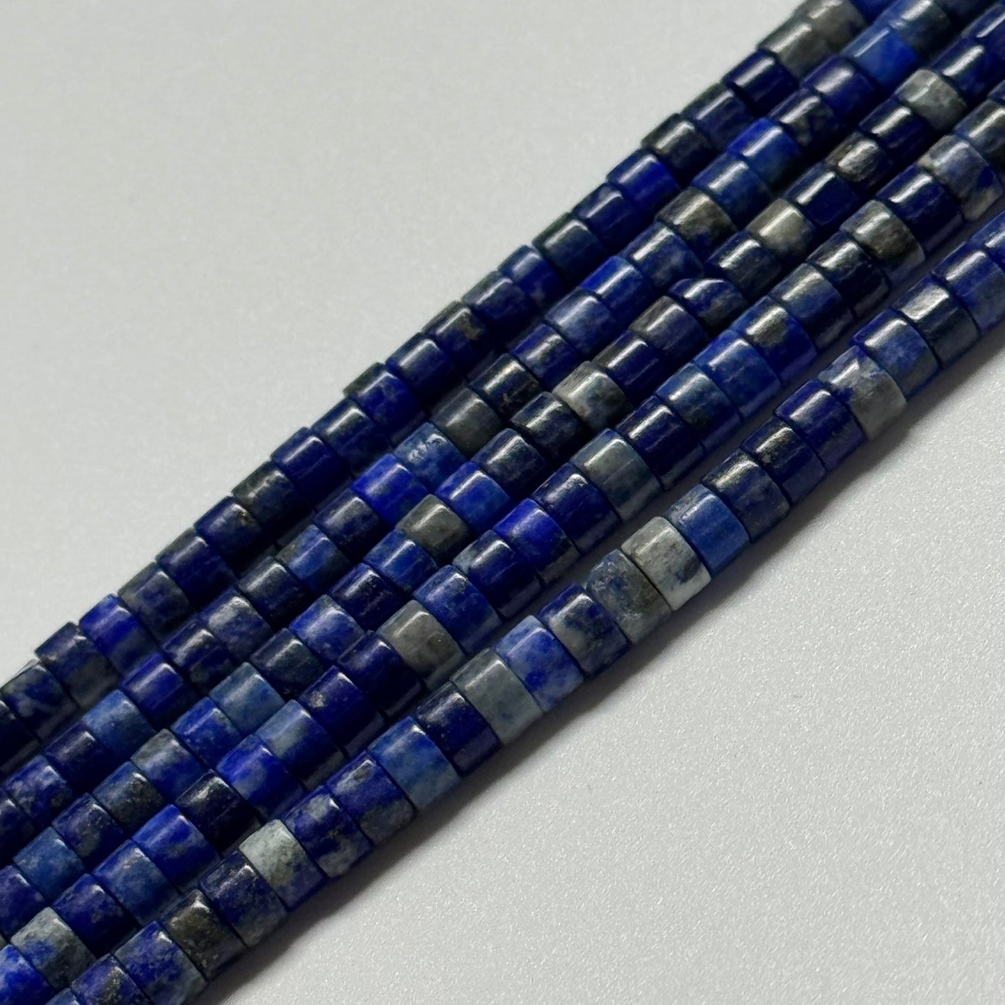 Lapis Lazuli Heishi Natural Blue Gemstone (AB Quality)