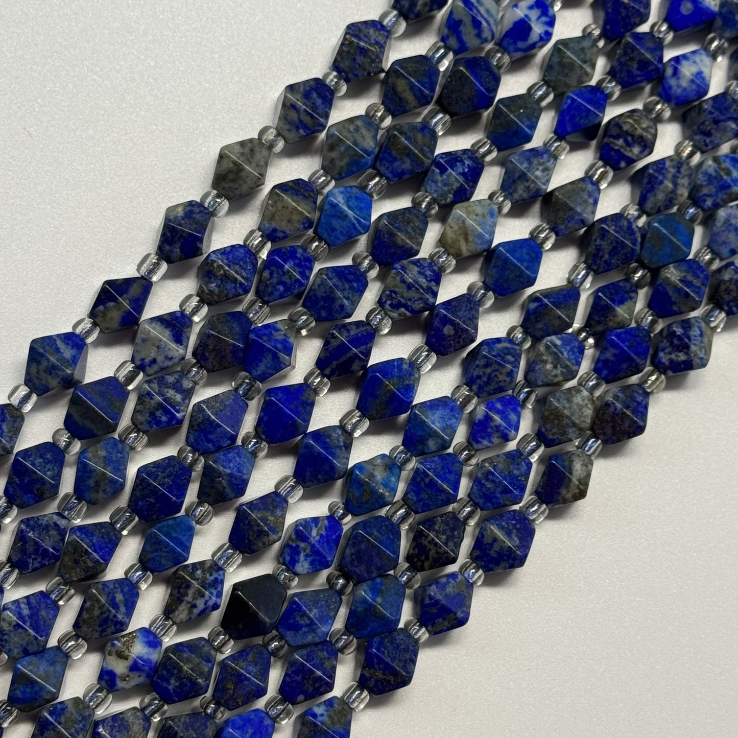 Lapis Lazuli Octahedron Natural Blue Gemstone (AB Quality)