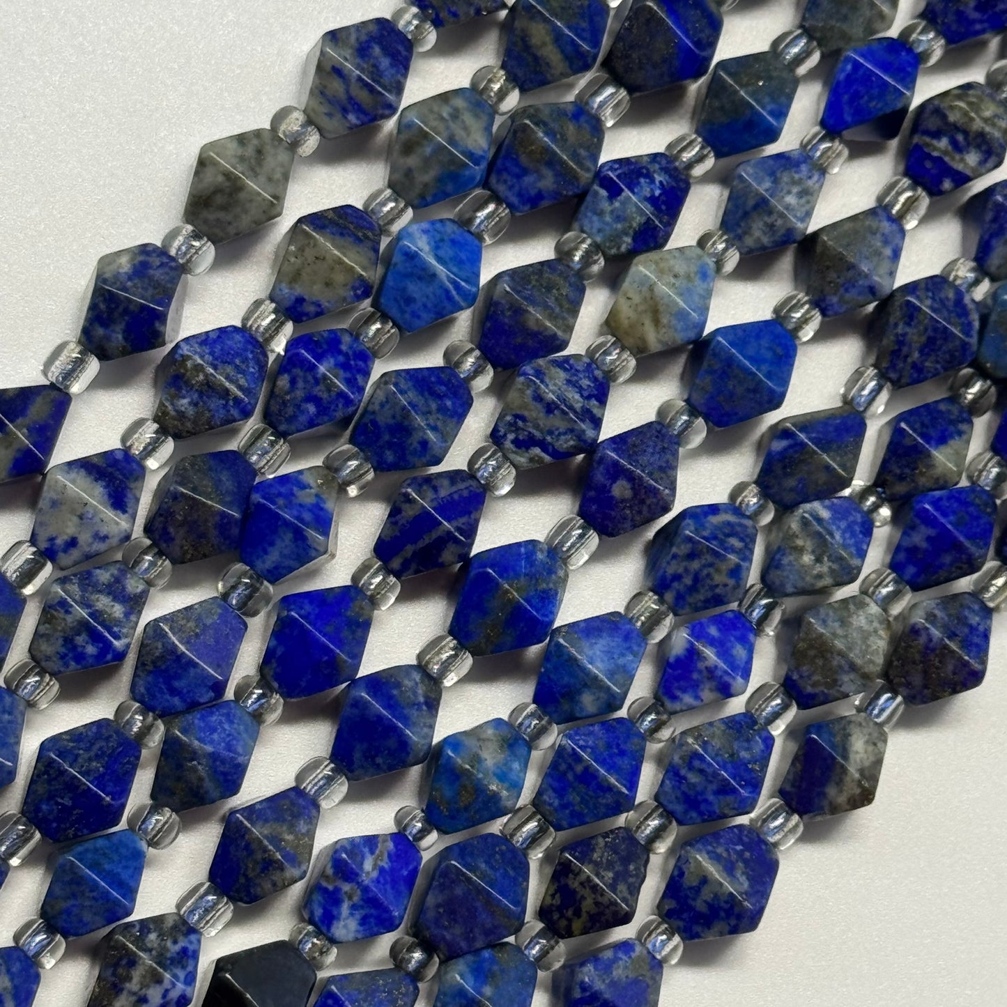 Lapis Lazuli Octahedron Natural Blue Gemstone (AB Quality)