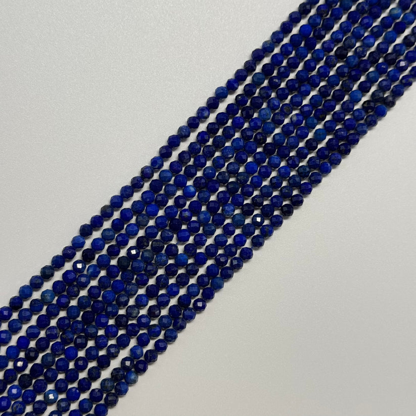 Faceted Round Stone Beads