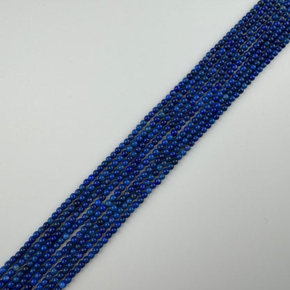 Lapis Lazuli Polished Round Beads (AAA Quality)