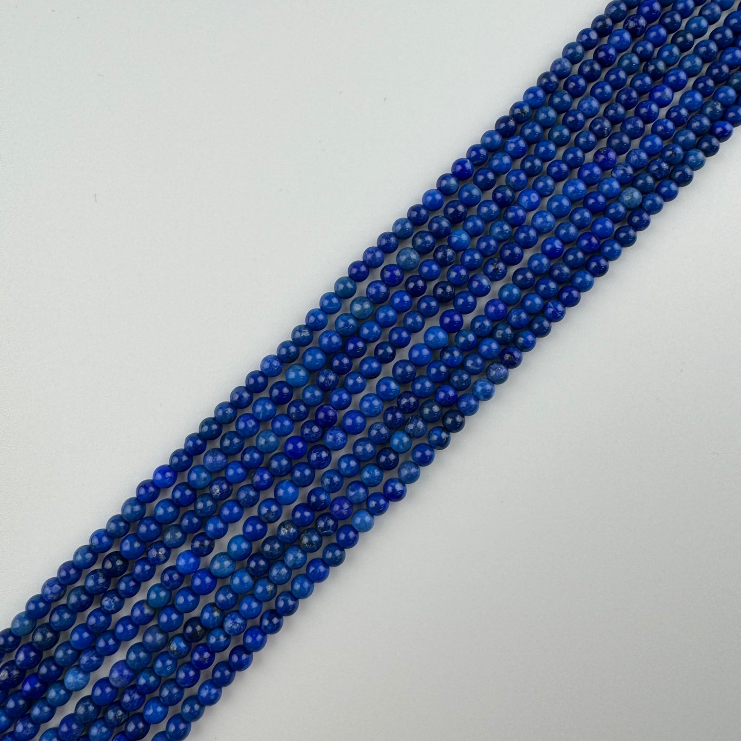 Lapis Lazuli Polished Round Beads (AAA Quality)