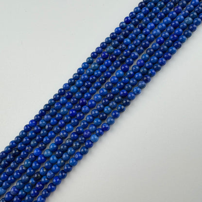 Lapis Lazuli Polished Round Beads (AAA Quality)