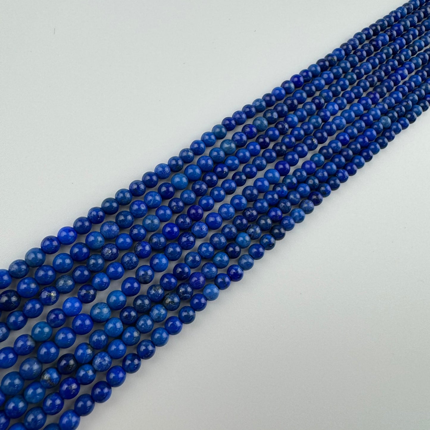 Lapis Lazuli Polished Round Beads (AAA Quality)