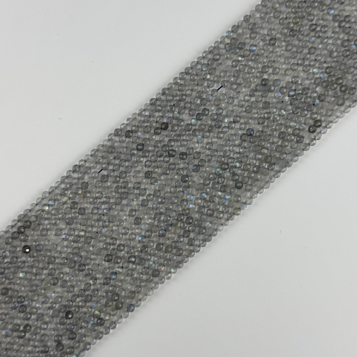 Faceted Labradorite Beads - Round Shape