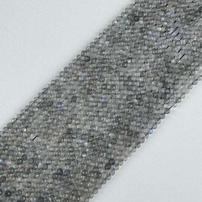 Faceted Labradorite Beads - Round Shape