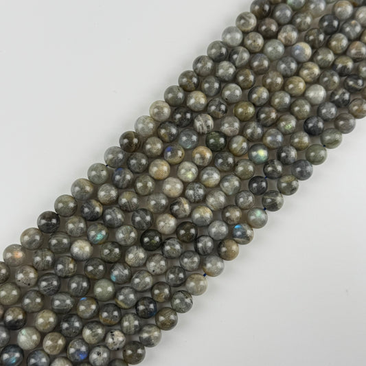 Labradorite Polished Round Beads (A Quality)