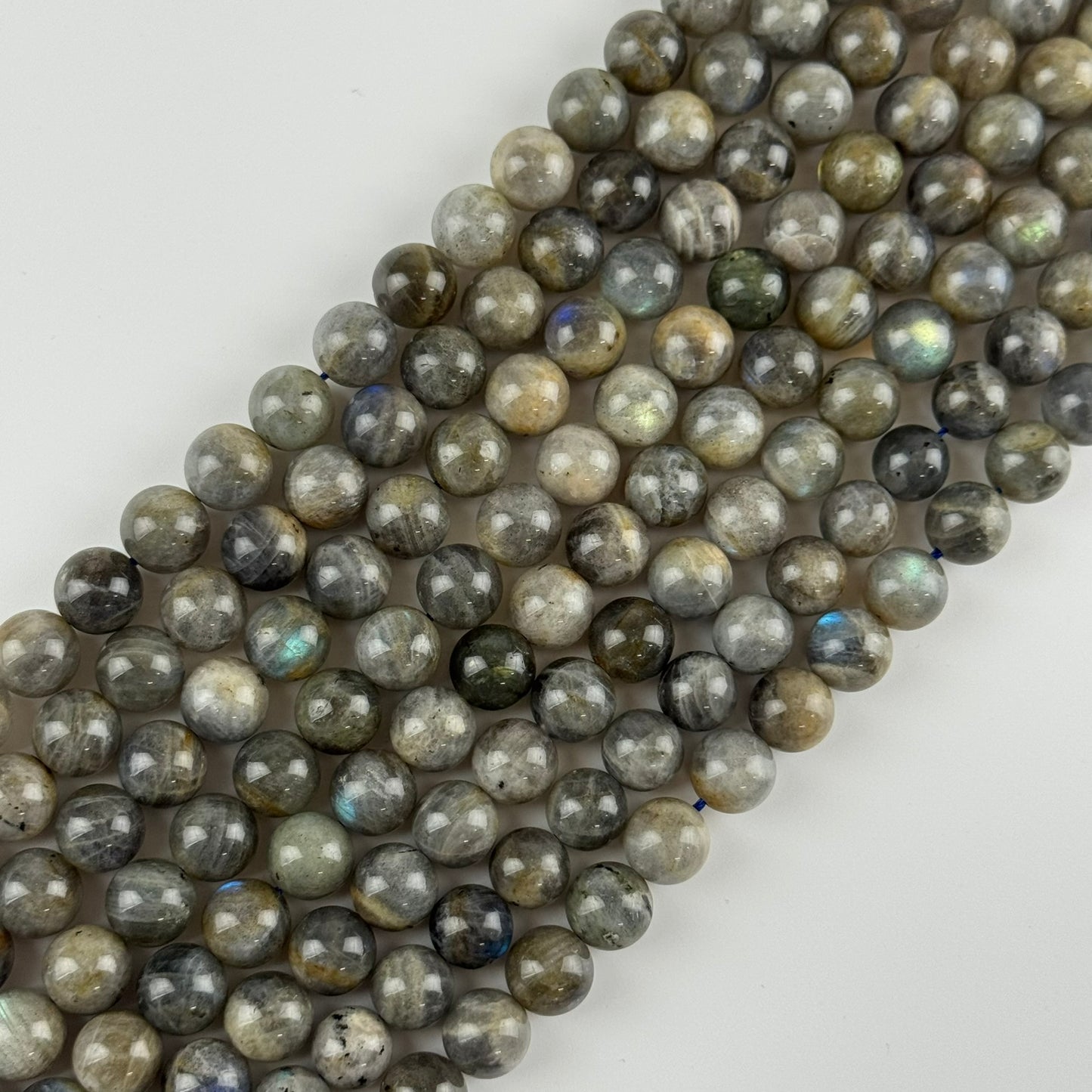 Labradorite Polished Round Beads (A Quality)