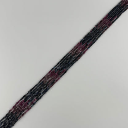 Ruby Glass Filled Sapphire Natural Faceted Round Gemstone Beads - (AB Quality)