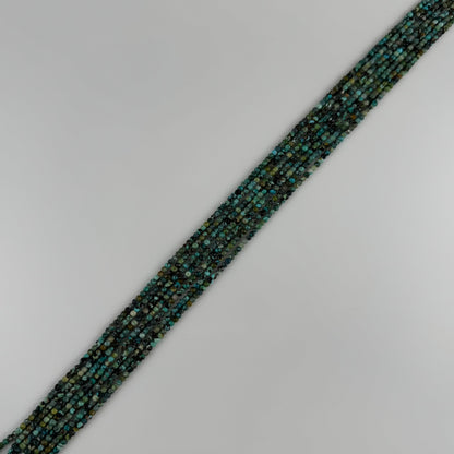 Turquoise Faceted Round Gemstone Beads - (A Quality)