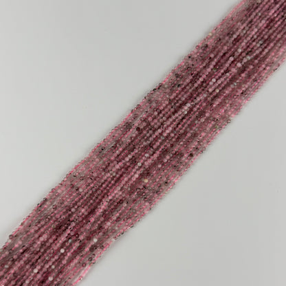Epidot in Quartz Faceted Round Gemstone Beads - (AA Quality)