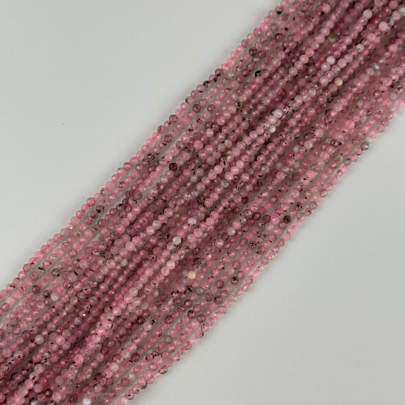 Faceted Round Stone Beads