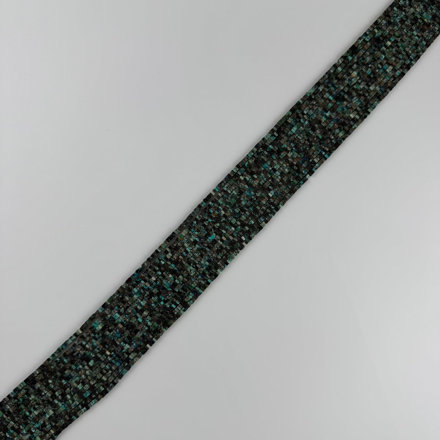 Flat Square Shattuckite Rare Gemstone Beads - (AAA Quality)