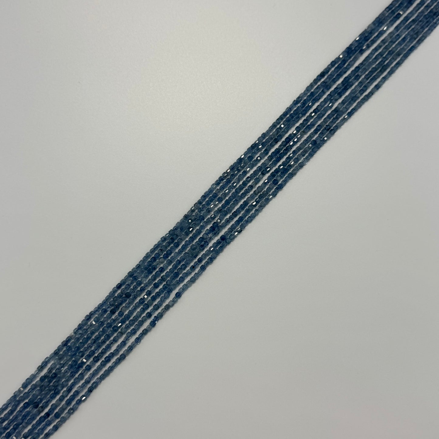 Aquamarine Square Gemstone Beads