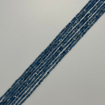 Aquamarine Square Gemstone Beads