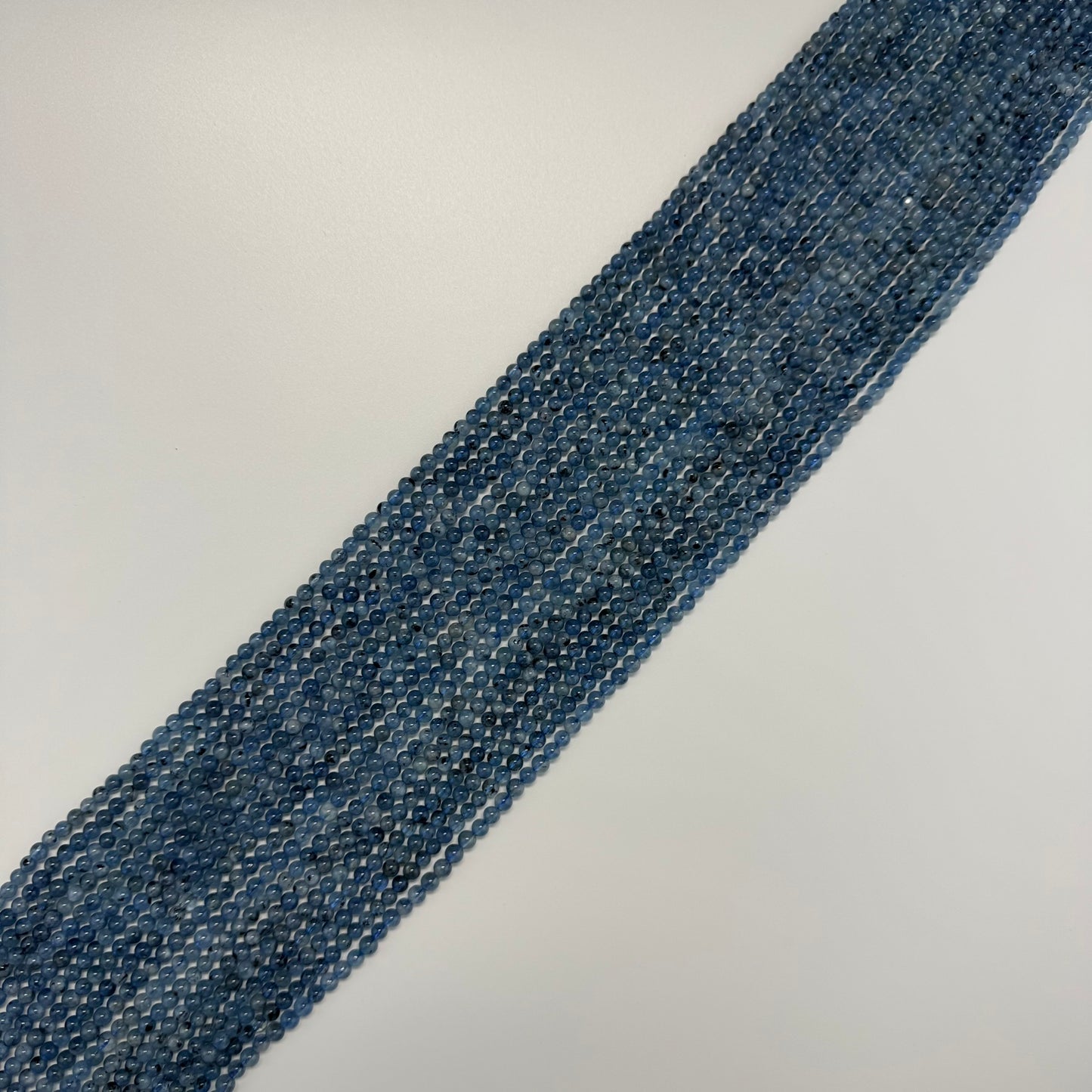 Aquamarine Round Polished Beads - (AA Quality)