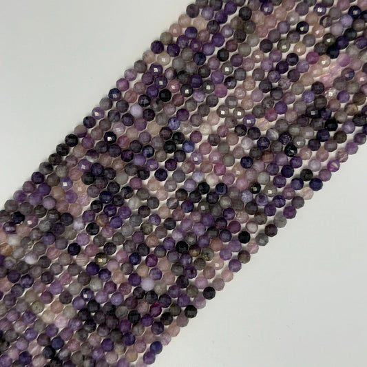 Amethyst Faceted Round Beads