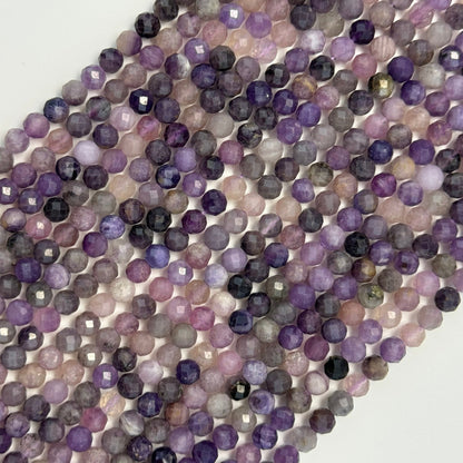 Amethyst Faceted Round Beads