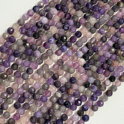 Amethyst Faceted Round Beads
