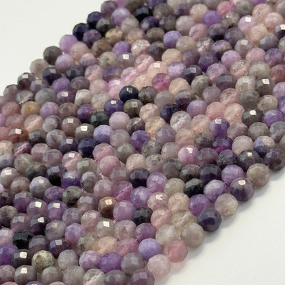 Amethyst Faceted Round Beads