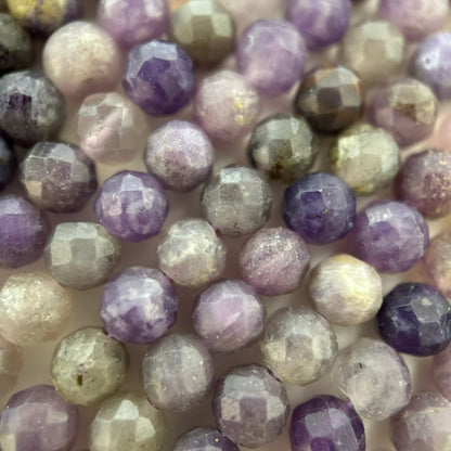 Amethyst Faceted Round Beads