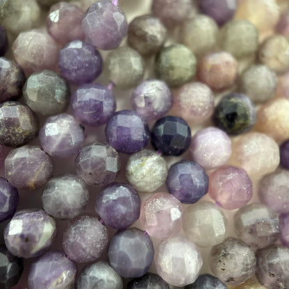 Amethyst Faceted Round Beads