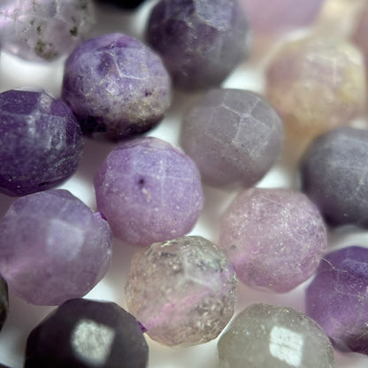 Amethyst Faceted Round Beads