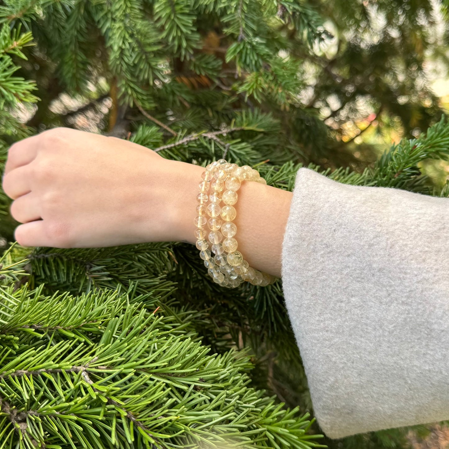 Citrine Bracelet – Natural Yellow Gemstone Jewelry