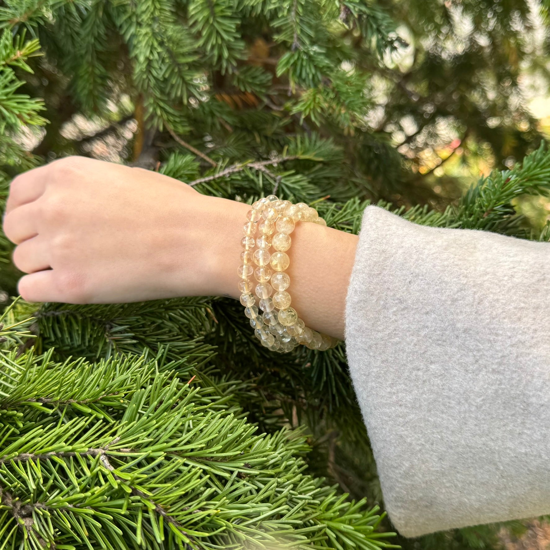 Citrine Bracelet – Natural Yellow Gemstone Jewelry