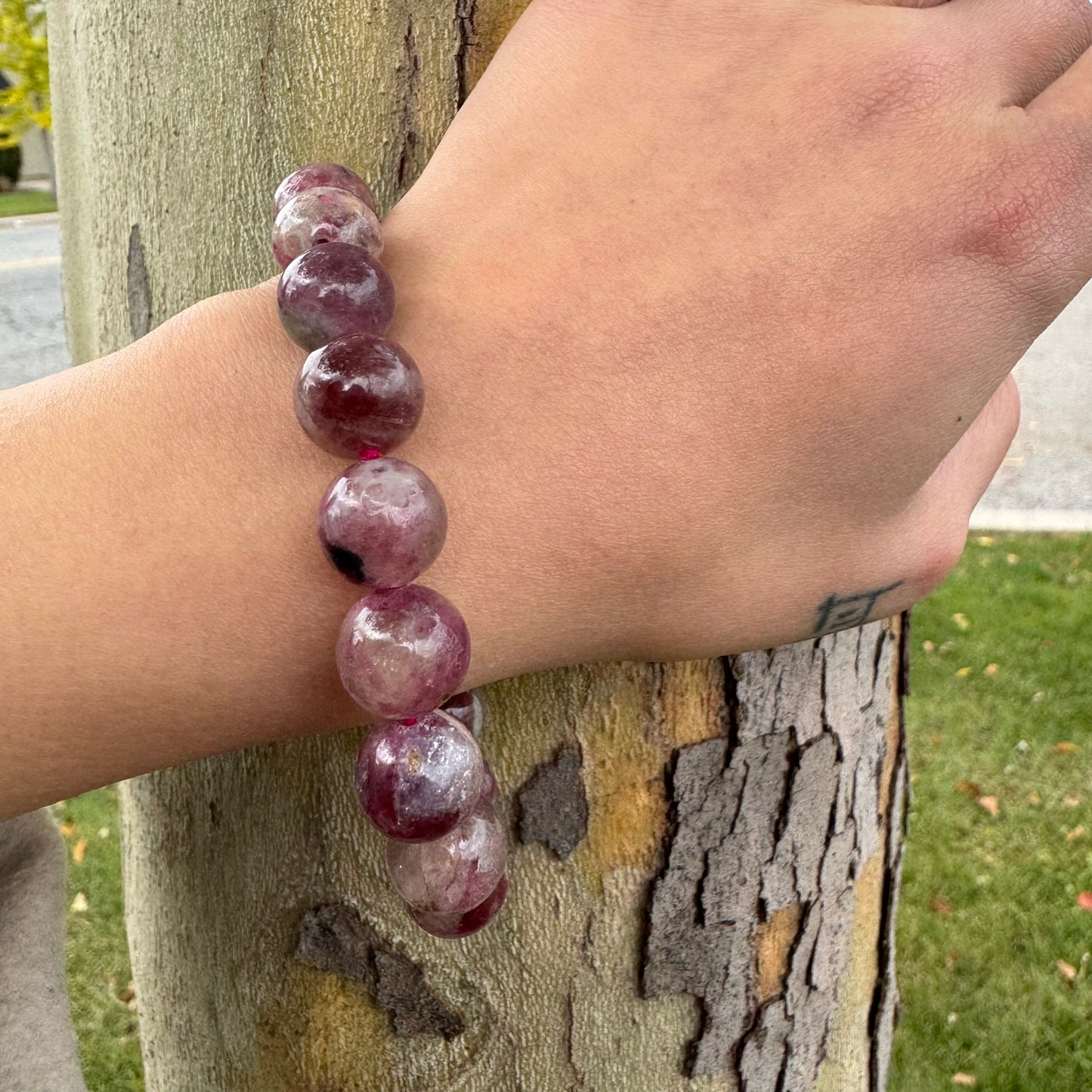 Pink Tourmaline Bracelet – Natural Pink Gemstone for Jewelry & Energy - (AA Quality)