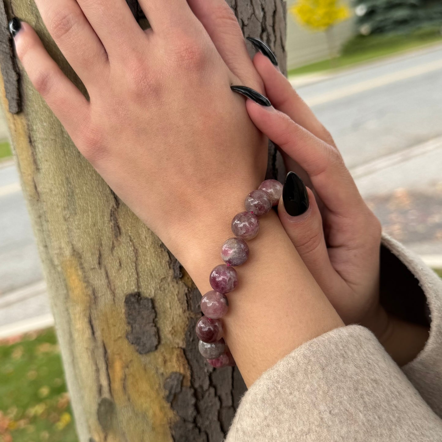 Pink Tourmaline Bracelet – Natural Pink Gemstone for Jewelry & Energy - (AA Quality)