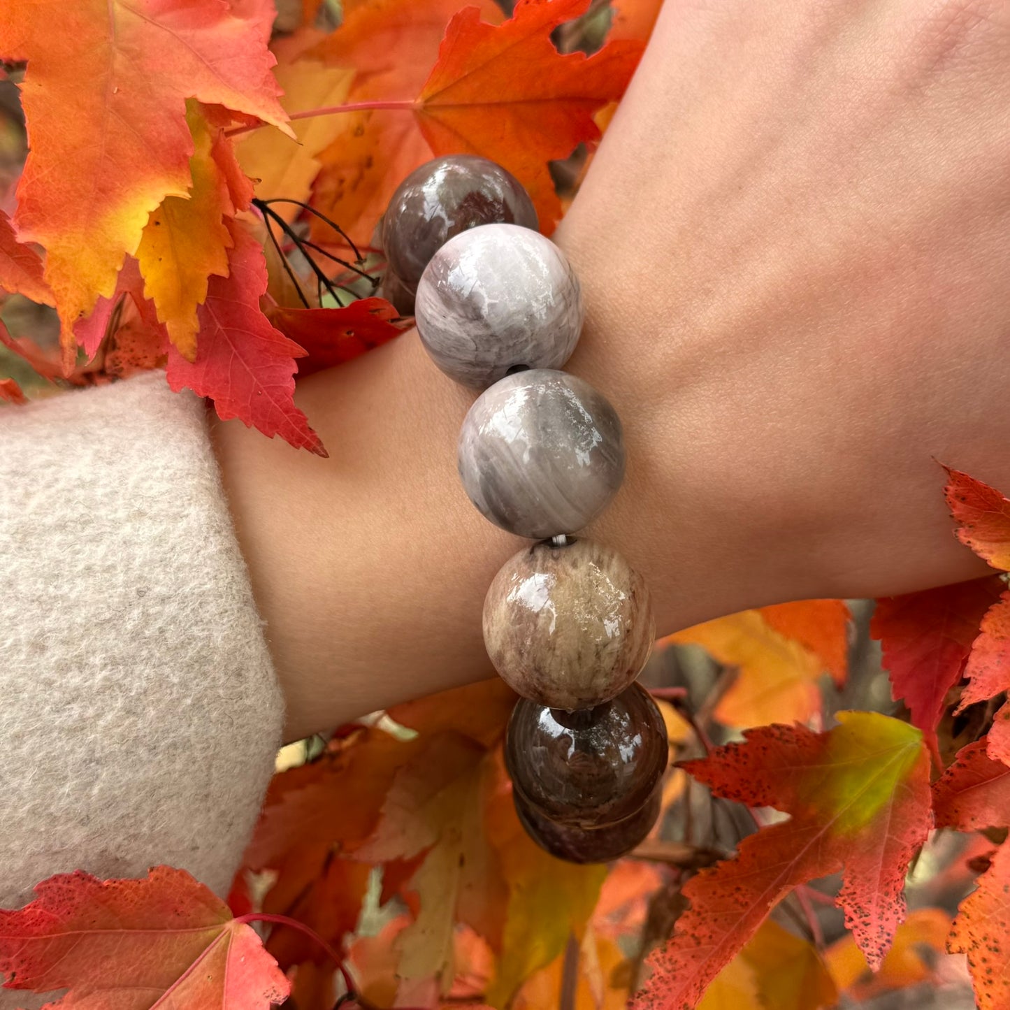 Bracelet: Petrified Wood Bracelet