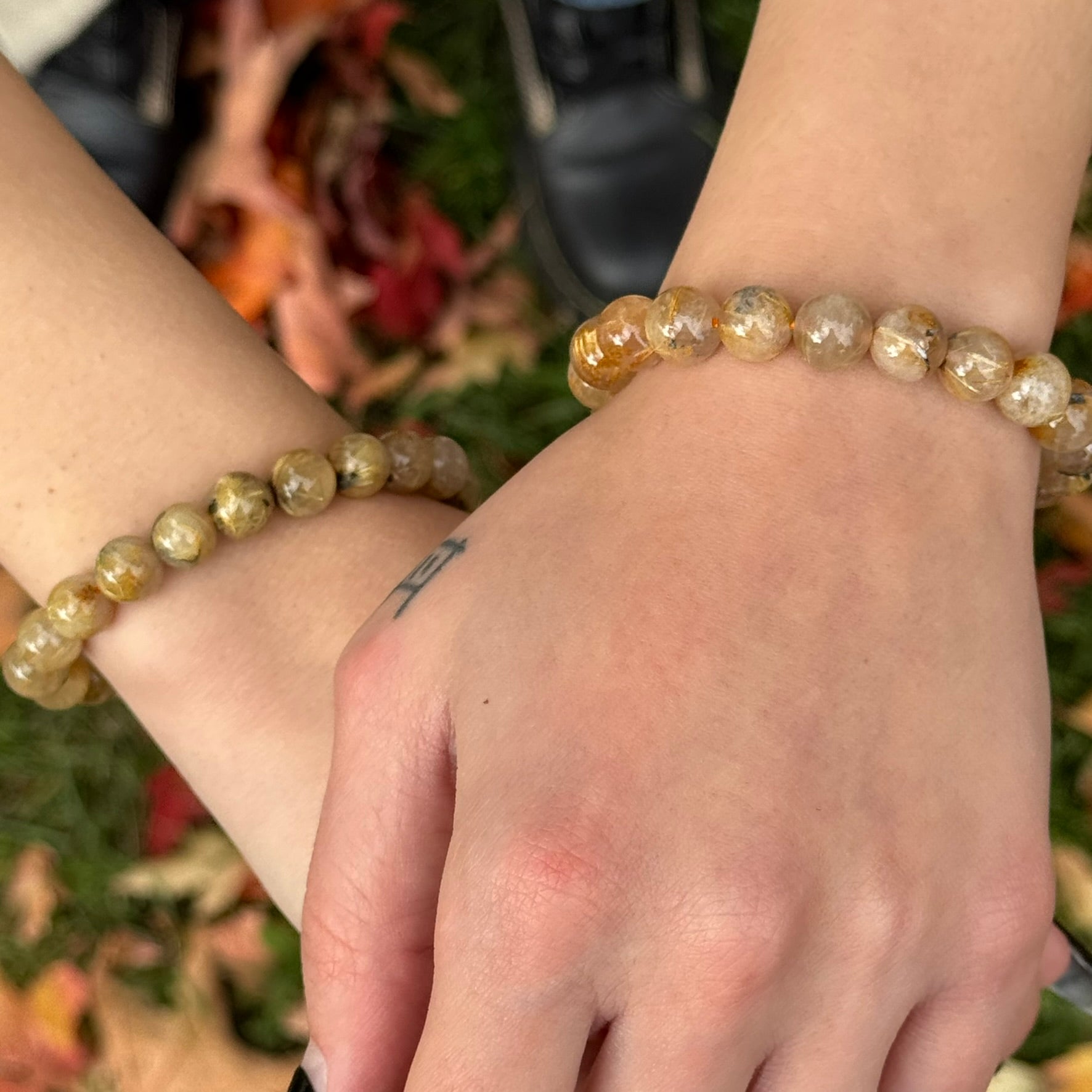 Golden Rutilated Quartz Bracelet – Premium Quality Natural Stone Accessory