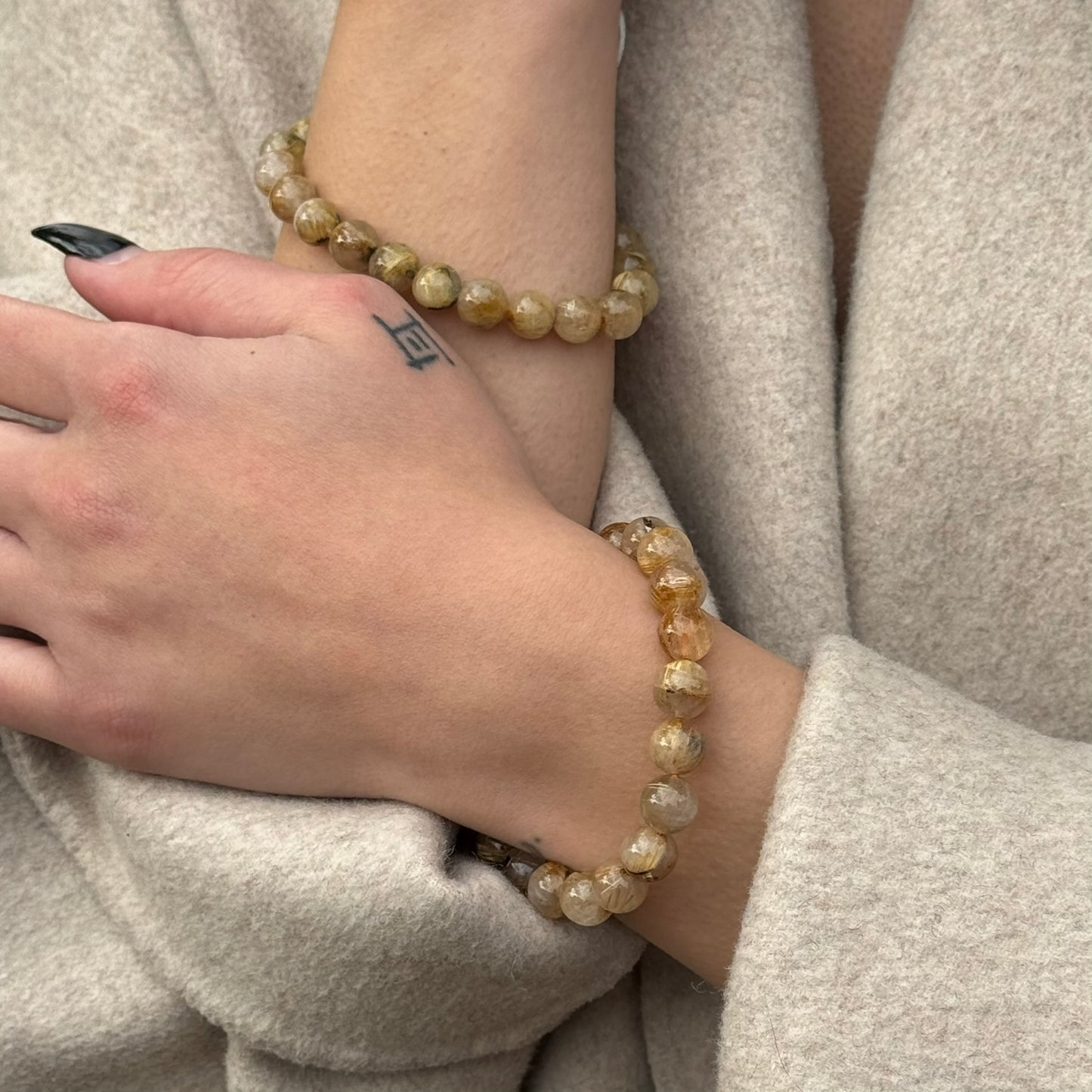 Golden Rutilated Quartz Bracelet – Premium Quality Natural Stone Accessory