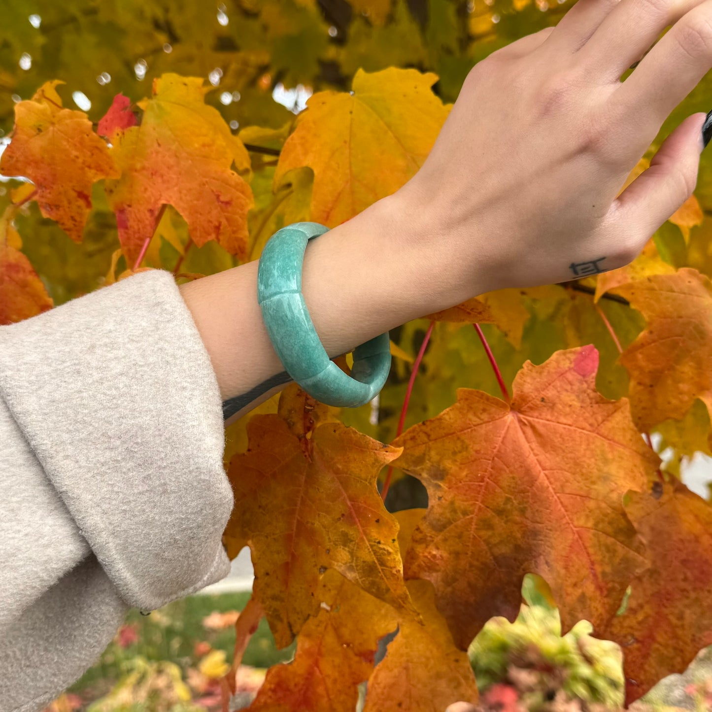 Amazonite Bangle Bracelet
