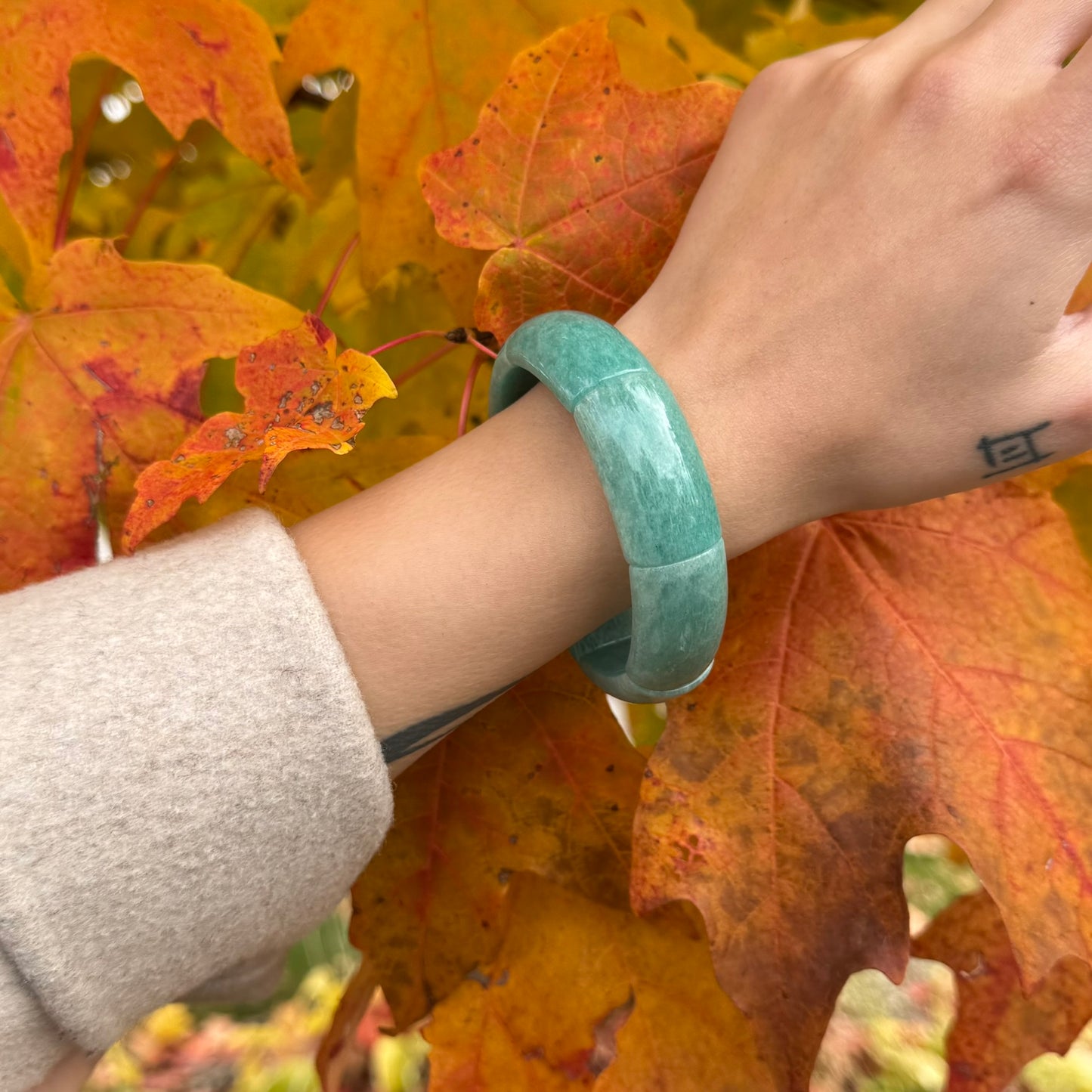 Amazonite Bangle Bracelet