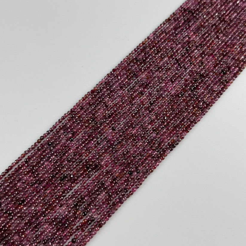 Faceted Round Stone Beads