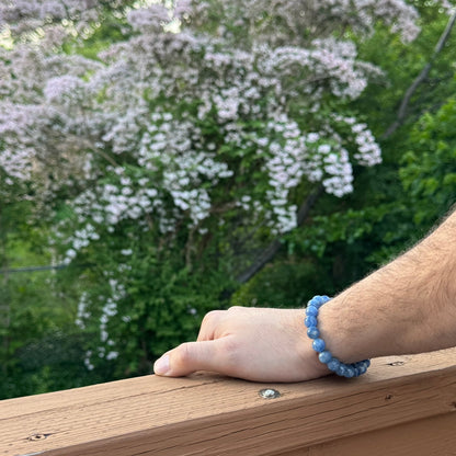 Kyanite Bracelet – Elegant Beaded Jewelry for Everyday Wear