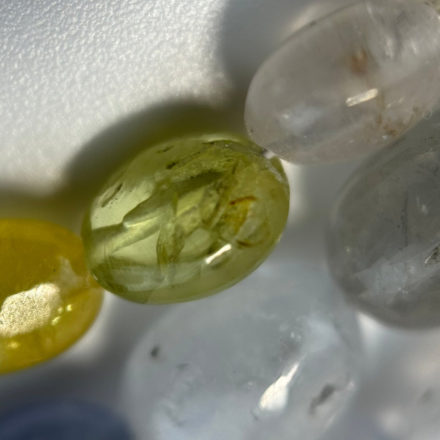 Ruby Sapphire Smooth Oval Beads - (AAAA Quality)