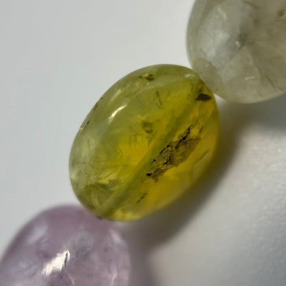 Ruby Sapphire Smooth Oval Gemstone Beads - (AAAA Quality)