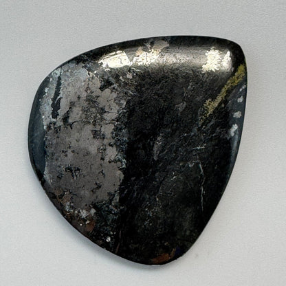 Natural Silver Cabochon – Double-Sided Polished from Cobalt, Ontario