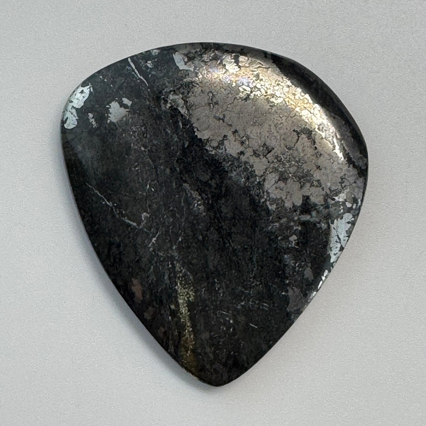 Natural Silver Cabochon – Double-Sided Polished from Cobalt, Ontario