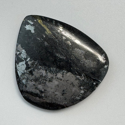Natural Silver Cabochon – Double-Sided Polished from Cobalt, Ontario
