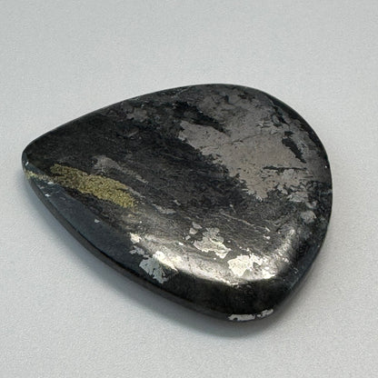 Natural Silver Cabochon – Double-Sided Polished from Cobalt, Ontario