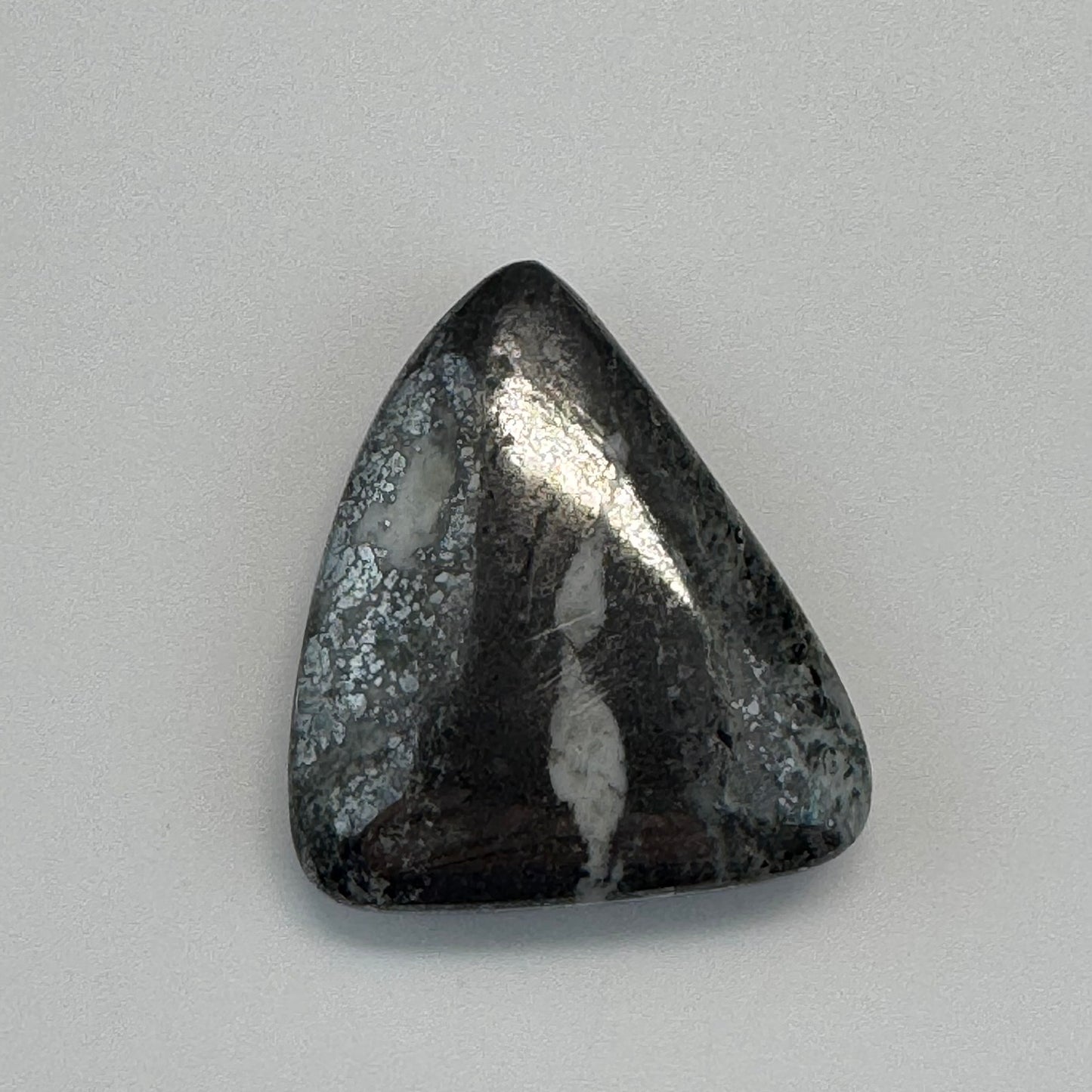 Natural Silver Cabochon – Double-Sided Polished from Cobalt, Ontario