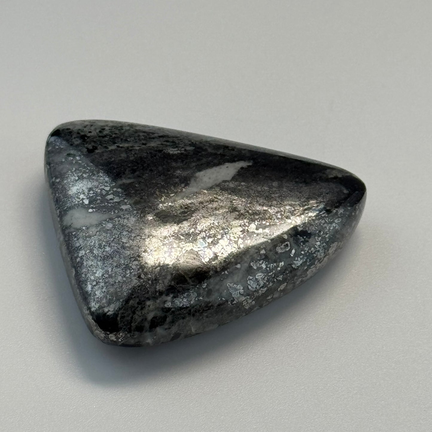 Natural Silver Cabochon – Double-Sided Polished from Cobalt, Ontario