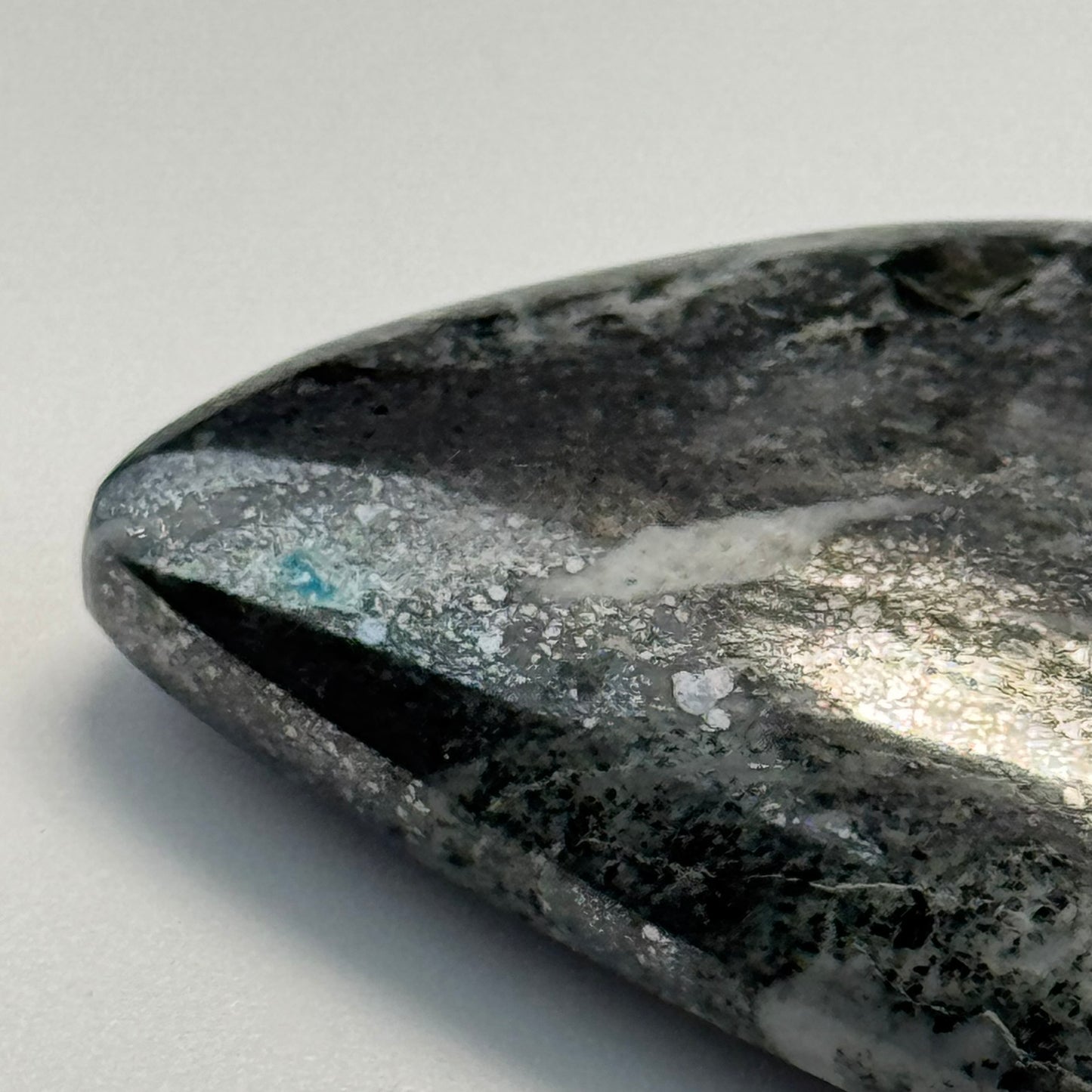 Natural Silver Cabochon – Double-Sided Polished from Cobalt, Ontario