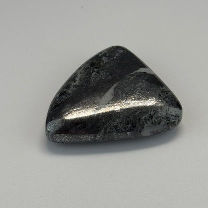 Natural Silver Cabochon – Double-Sided Polished from Cobalt, Ontario